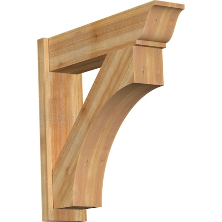Ekena Millwork Westlake Rough Sawn Traditional Outlooker, Western Red Cedar, 8"W x 32"D x 32"H OUT08X32X32WTL01RWR